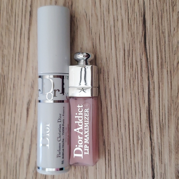 New never used DIOR clear pouch bag Dior Backstage Lip Maximizer  Lash Maximizer - Picture 3 of 6